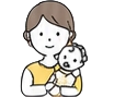育児中の女性