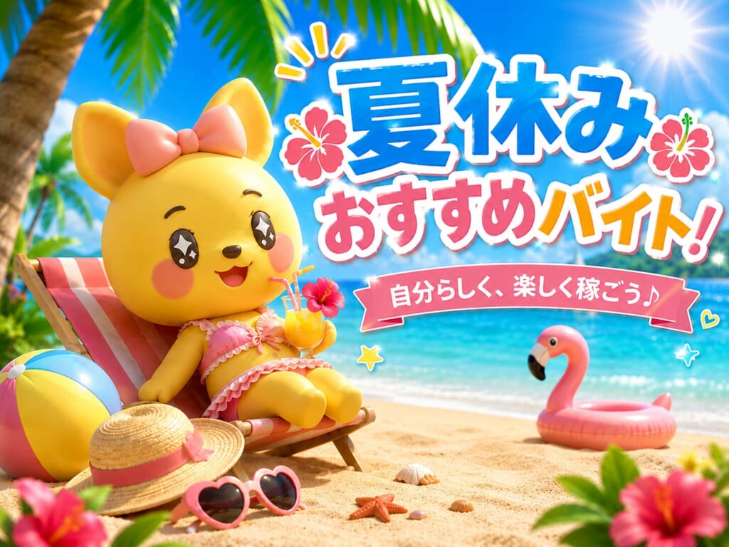 # 大学生の夏休み、短期間で稼ぐならどのバイトがおすすめ？🌻