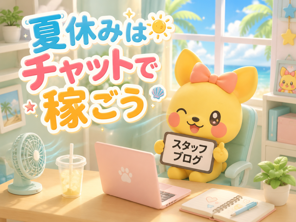 『🍉夏休みはチャットで稼ごう！🌴』