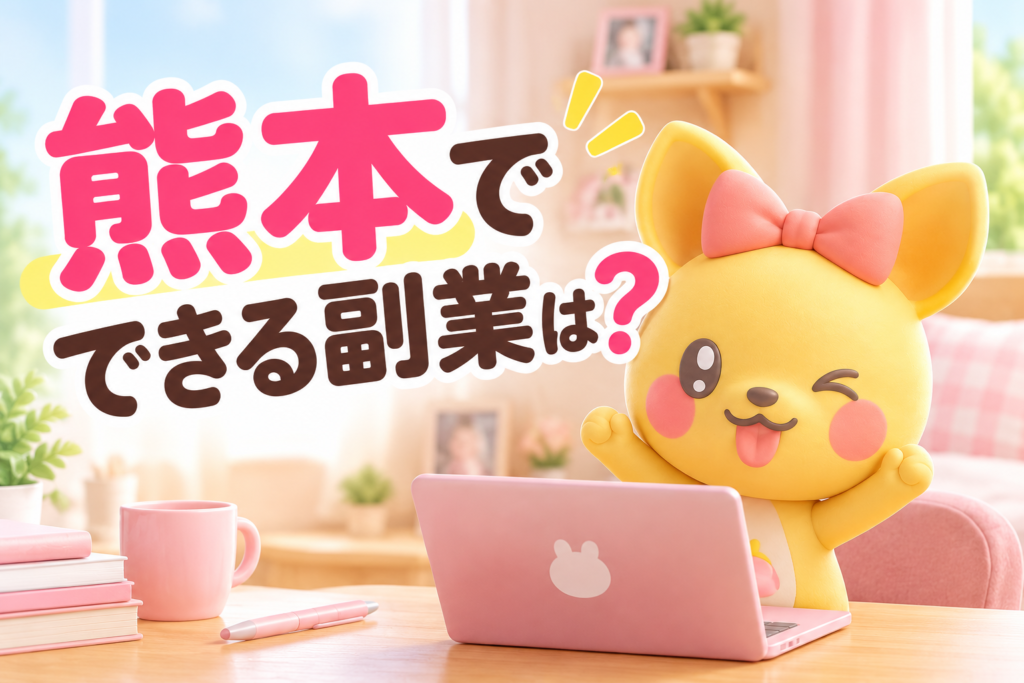 熊本で実家暮らしでもできる副業は？自宅で仕事ができない女性向けの働き方🏠｜ポケットワーク熊本